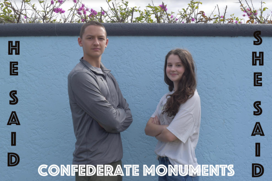 In this edition of He Said/She Said, Colin and Abby discuss Confederate monuments and their affect on the United States today. 