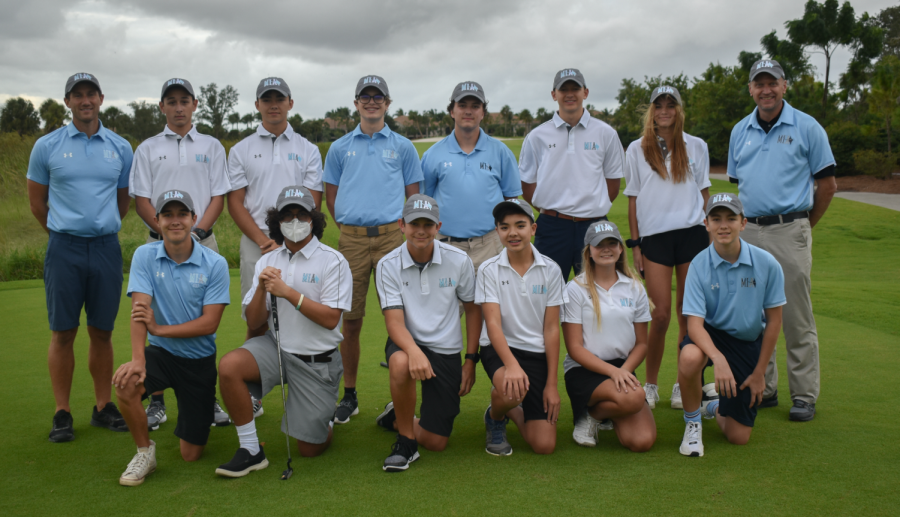 The Marco Island Academy golf team 