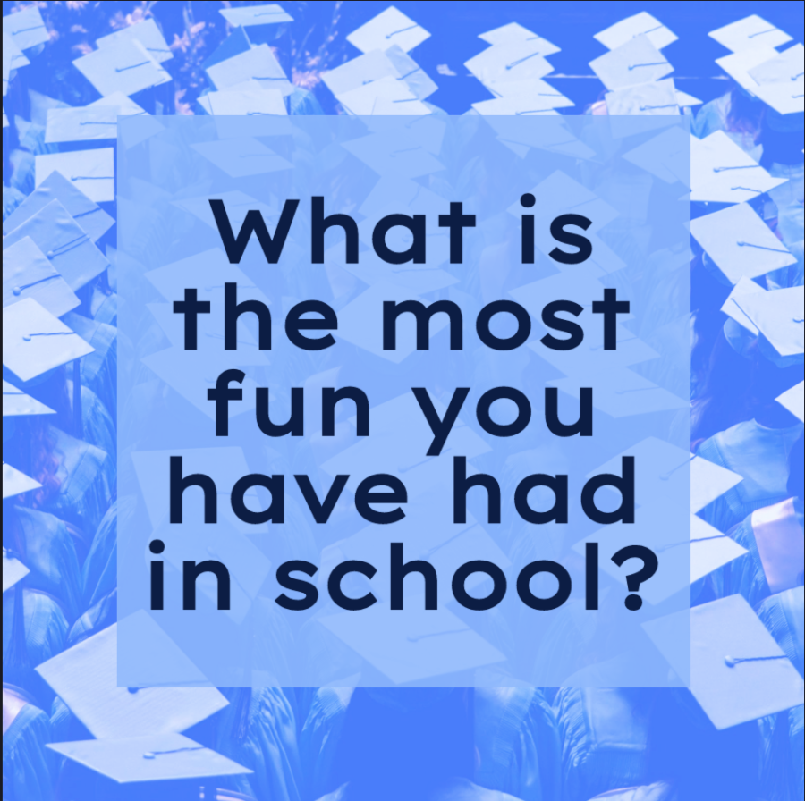 What is the most fun you have had in school?