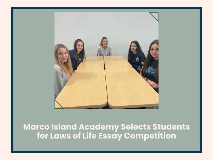 Marco+Island+Academy+Submits+for+the+Laws+of+Life+Contest