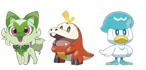 Pokemon Scarlet And Violet Starter Evolutions 