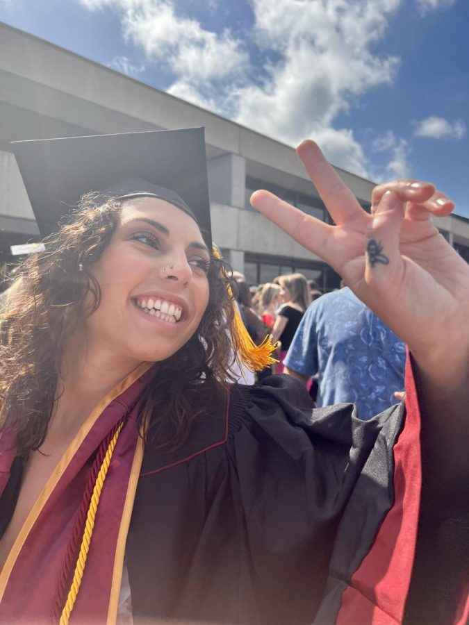 2018 MIA graduate Chelsea Casabona at her 2022 Florida State University graduation.