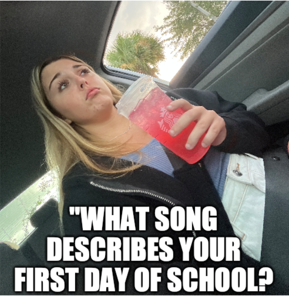 What song describes your first day of school?