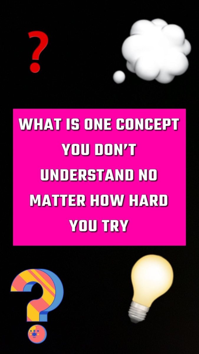 What is One Concept you Dont Understand No Matter how Hard you Try?