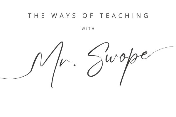 Mr. Swope has a unique way of teaching that is beloved by students at MIA.