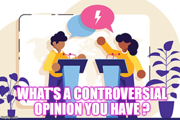 Whats A Controversial Opinion You Have?