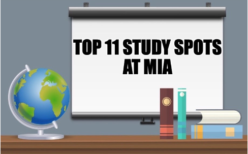 This humorous article highlights the best study spots at Marco Island Academy.