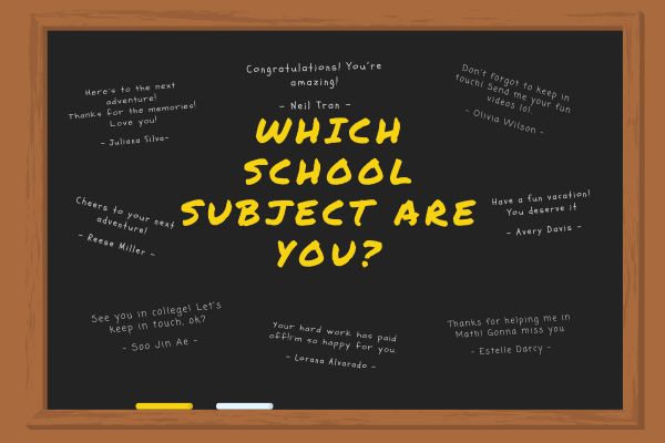 Which school subject are you? Take this quiz to find out!