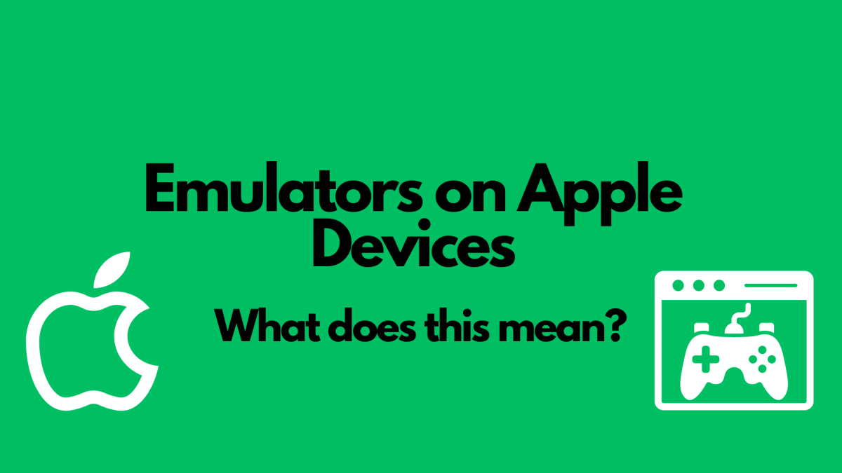 Apple has recently lifted a decade long ban on emulators with their products. 