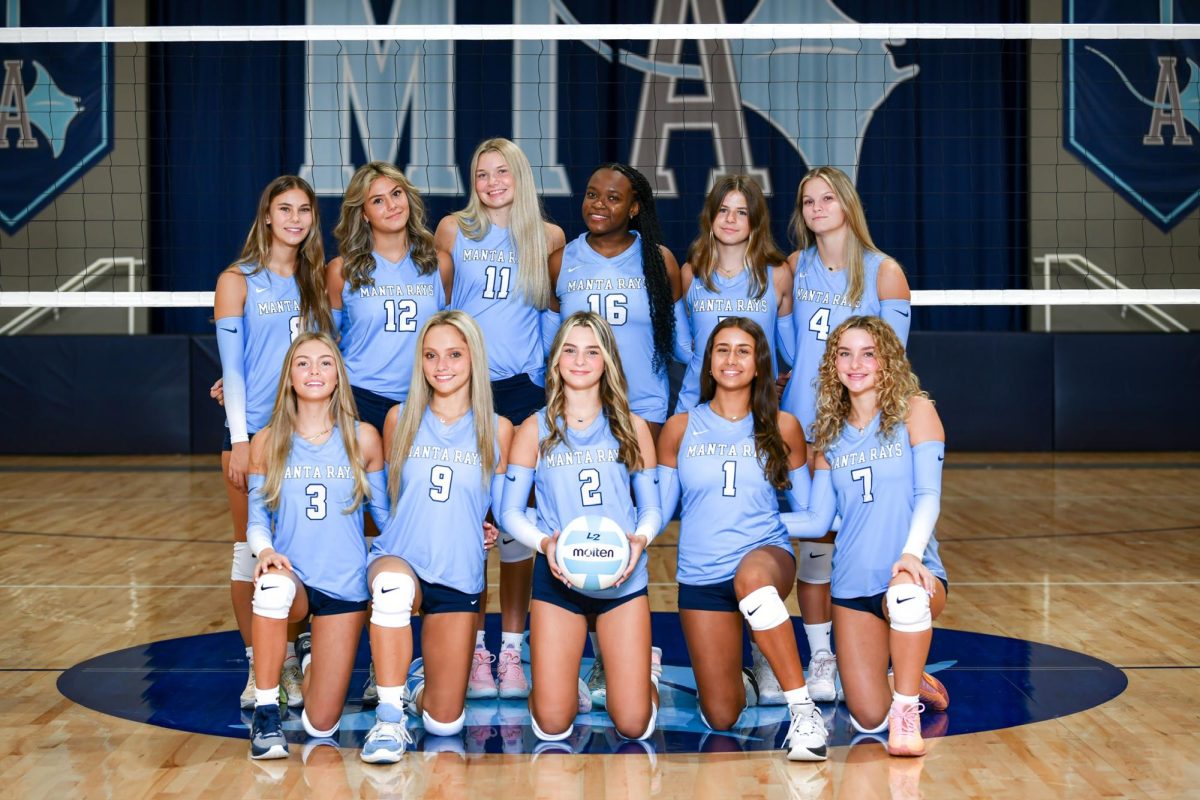 MIA Lady Rays pose for a team photo during their media day.