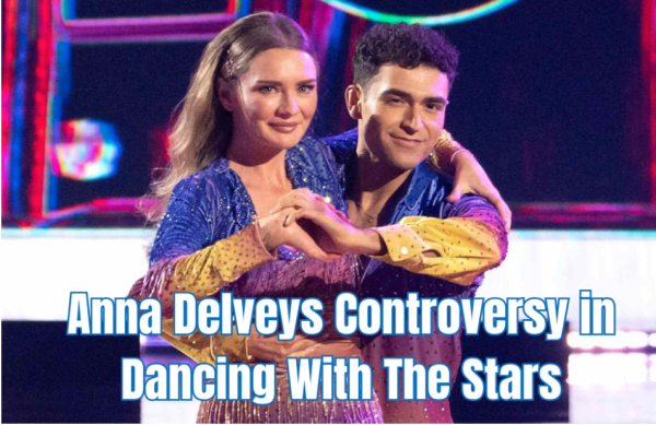 Photo Credit to Disney/Eric Mccandles via Entertainment Weekly. Anna Delvey dancing with Ezra Sosa