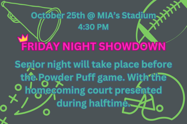 Skylar Siems created an image for the article "Powderpuff Game Showdown".