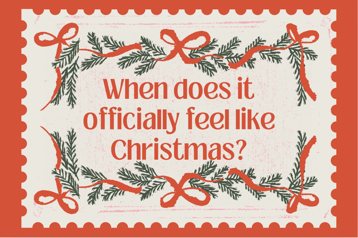 Rayport question "When does it officially feel like Christmas?".