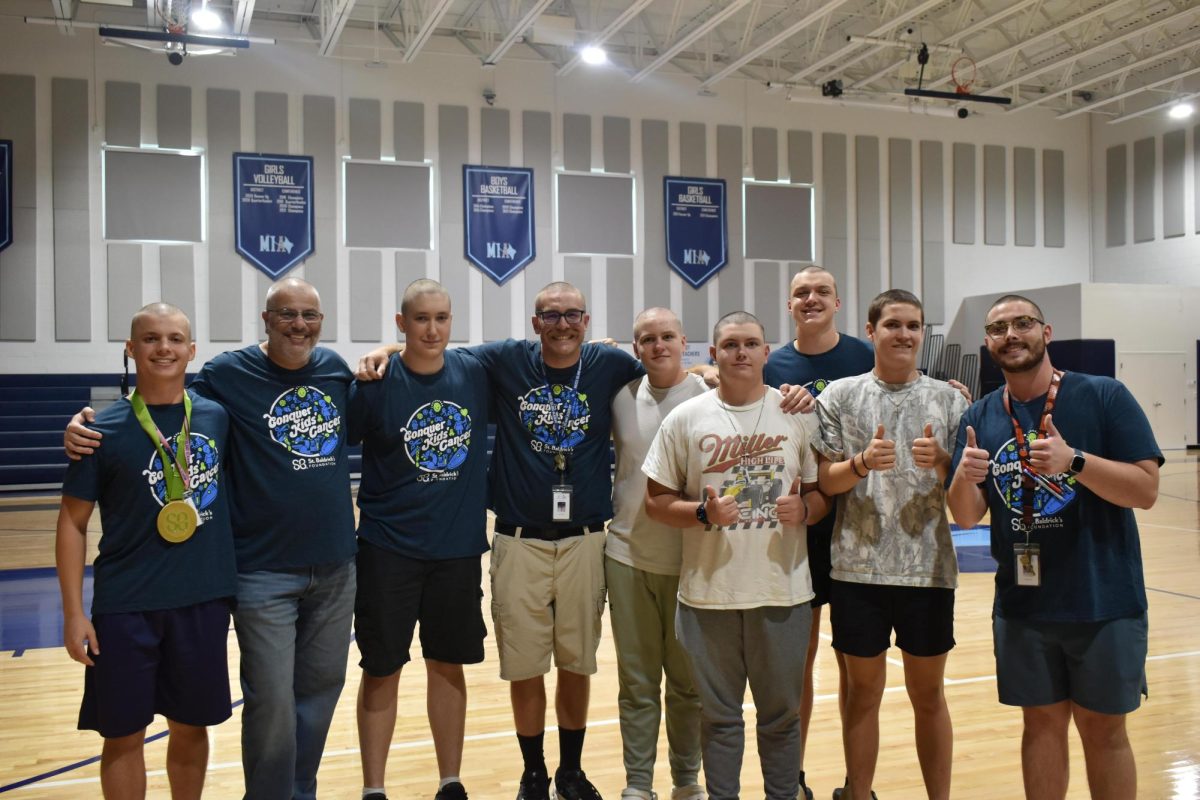 The Shavees for St. Baldricks "Love Is In The Hair" event at MIA