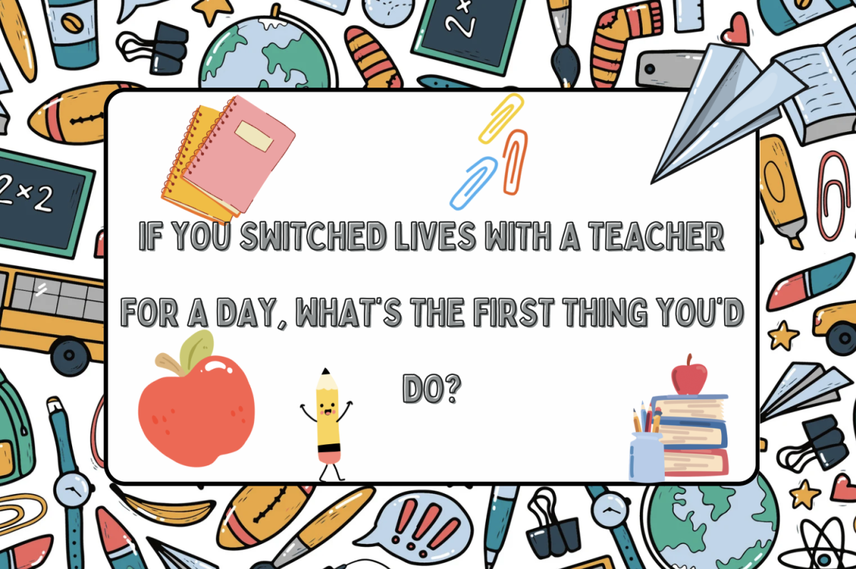 Rayport: If You Switched Lives With A Teacher For A Day, What's The First Thing You'd Do?