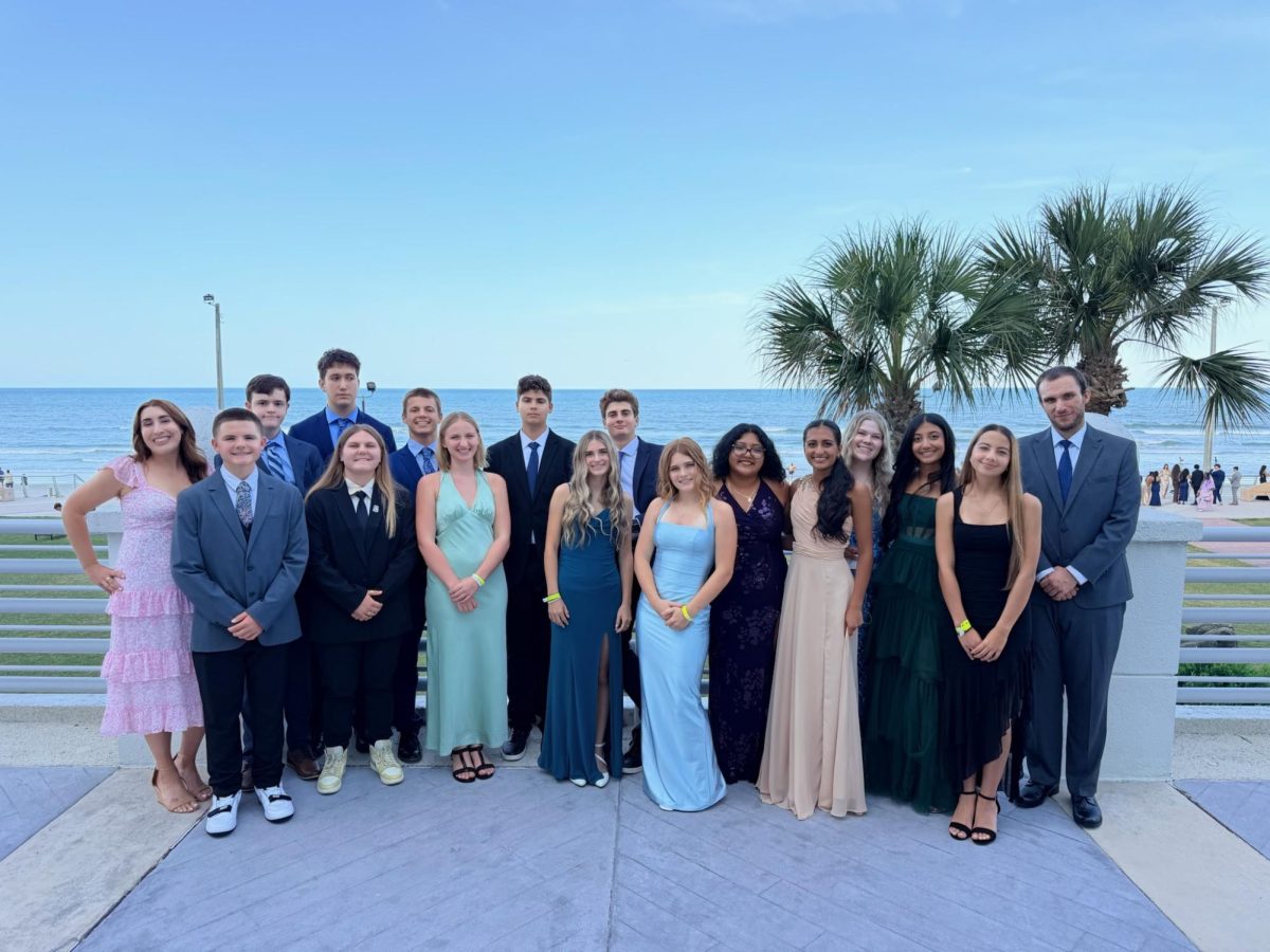 Key Club members dressed-up for the Governor's Reception.
